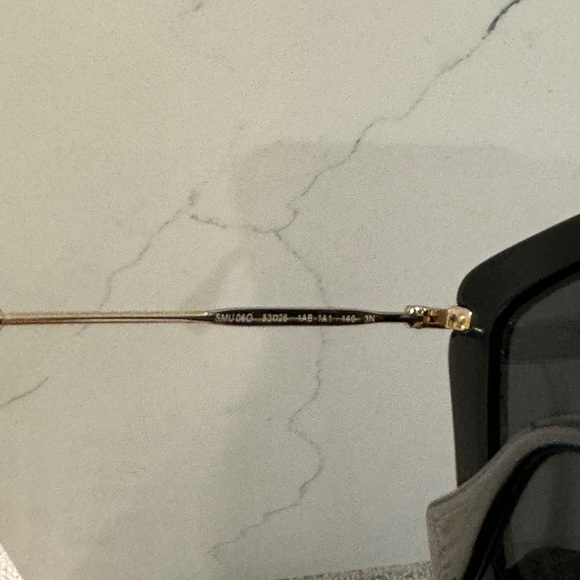 MIU MIU SMU 06O 1AB - 1A1 Sunglasses Grey SMU06O Frame - Picture 7 of 10